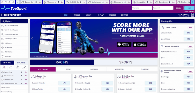 TopSport: Betting Evaluation